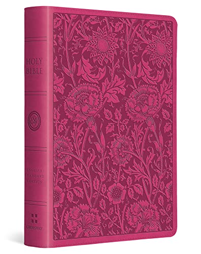 ESV Large Print Compact Bible: English Standard Version, Berry, Floral, Trutone